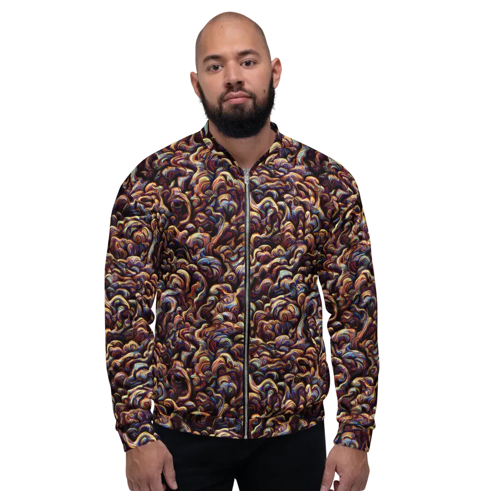Riotous Radiance on Bomber Jacket — Front