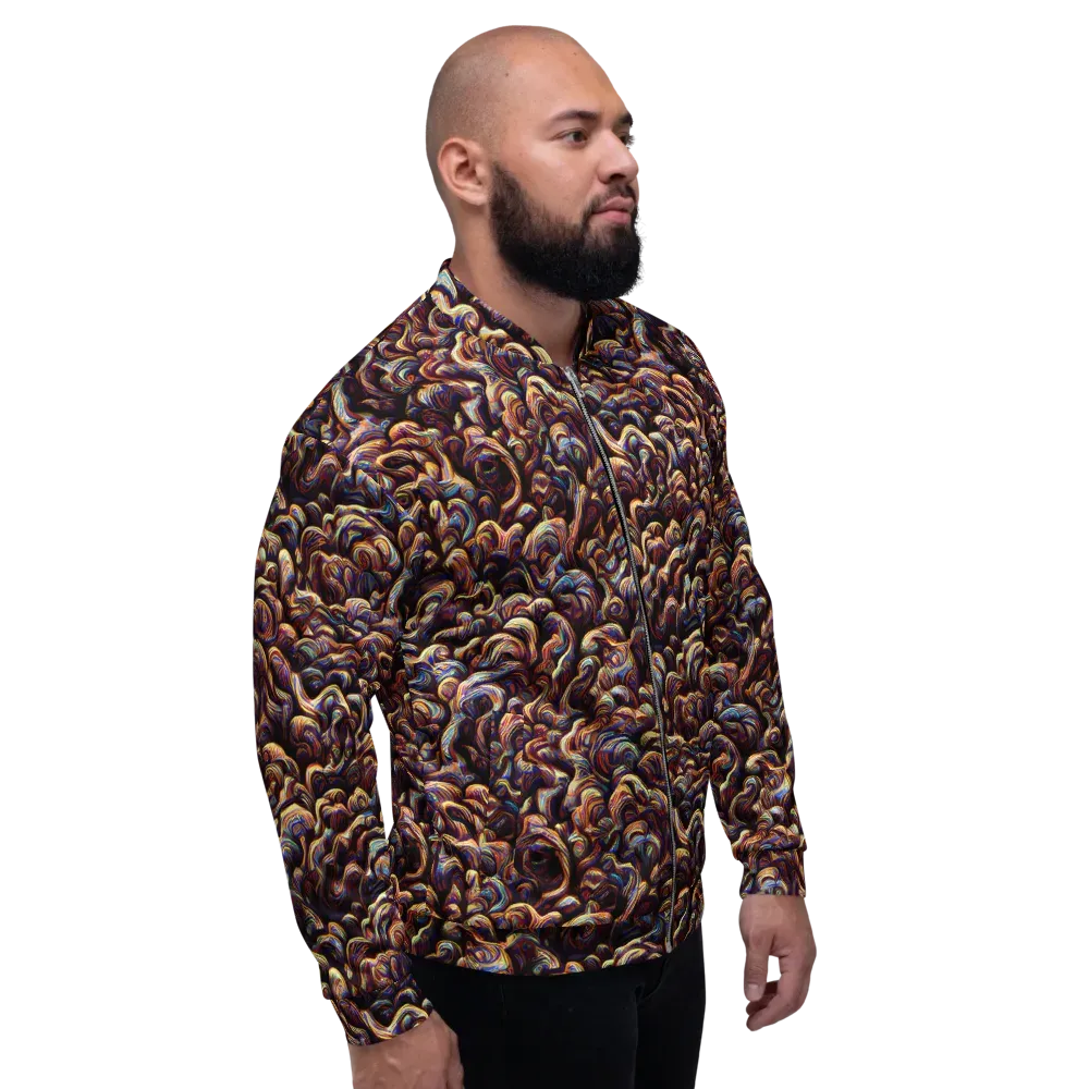 Riotous Radiance on Bomber Jacket — Right