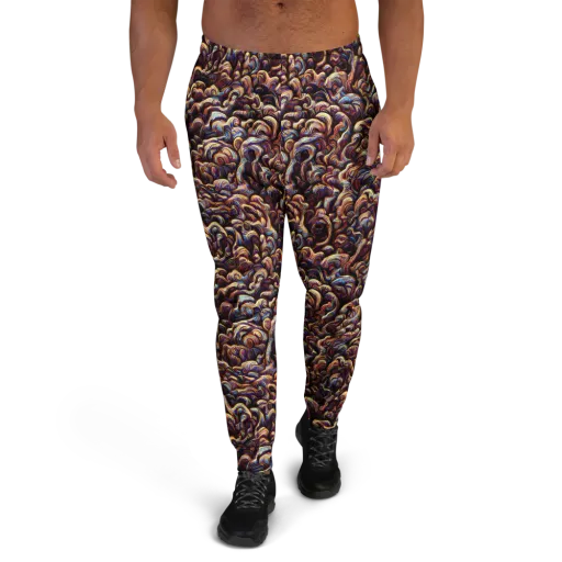 Riotous Radiance on a Men's Joggers