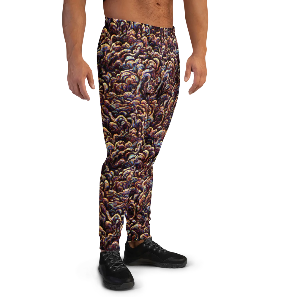 Riotous Radiance on Men's Joggers — Right