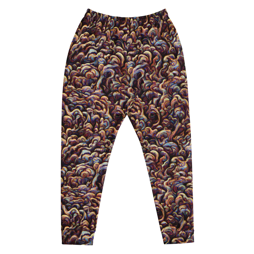 Riotous Radiance on Men's Joggers — Front