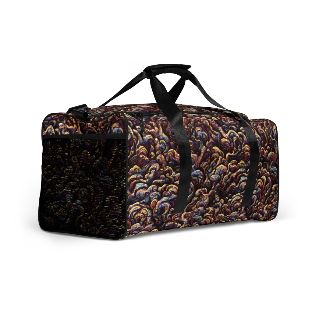Riotous Radiance on Duffle Bag — Right Front