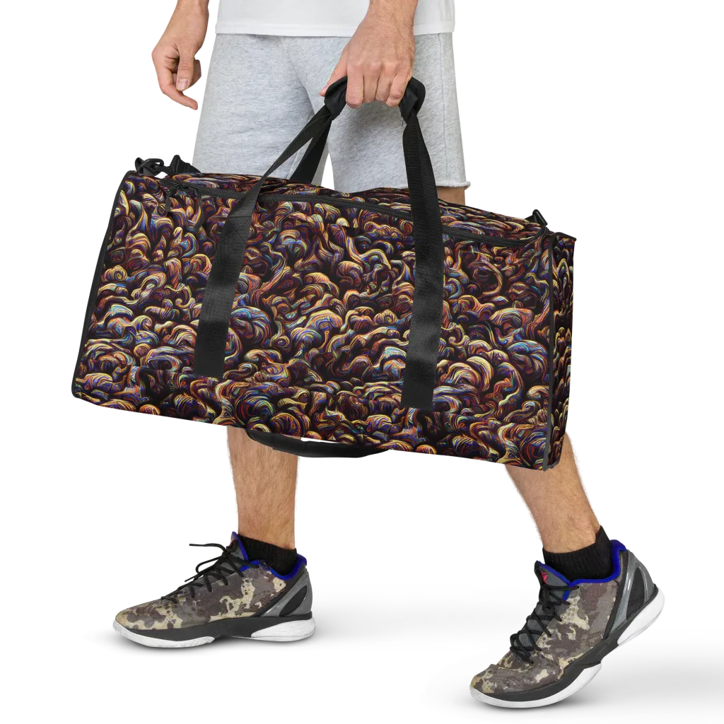 Riotous Radiance on Duffle Bag — Front