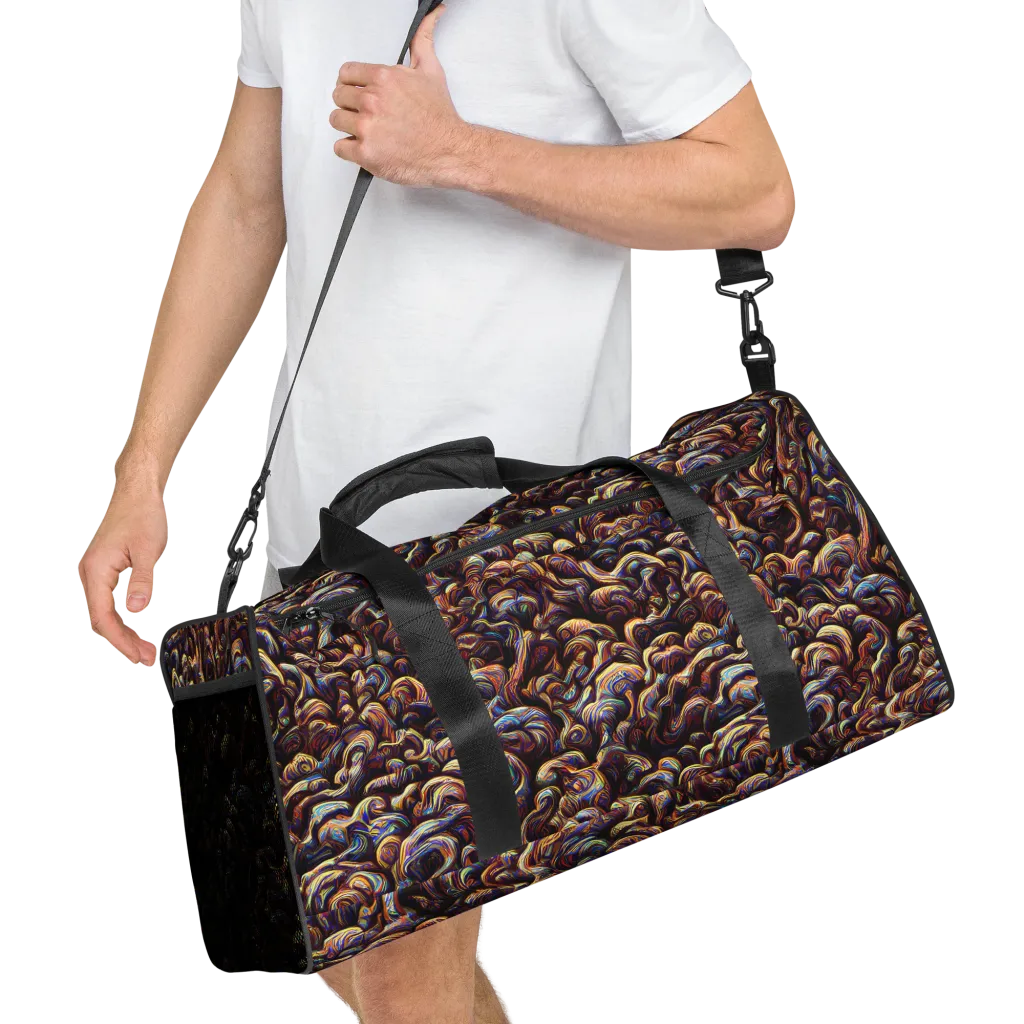 Riotous Radiance on Duffle Bag — Right Front