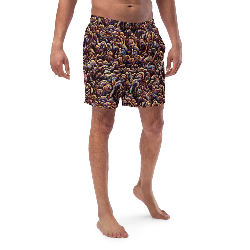 Riotous Radiance on Swim Trunks — Front