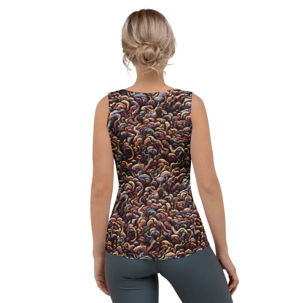 Riotous Radiance on Women's Tank Top — Back