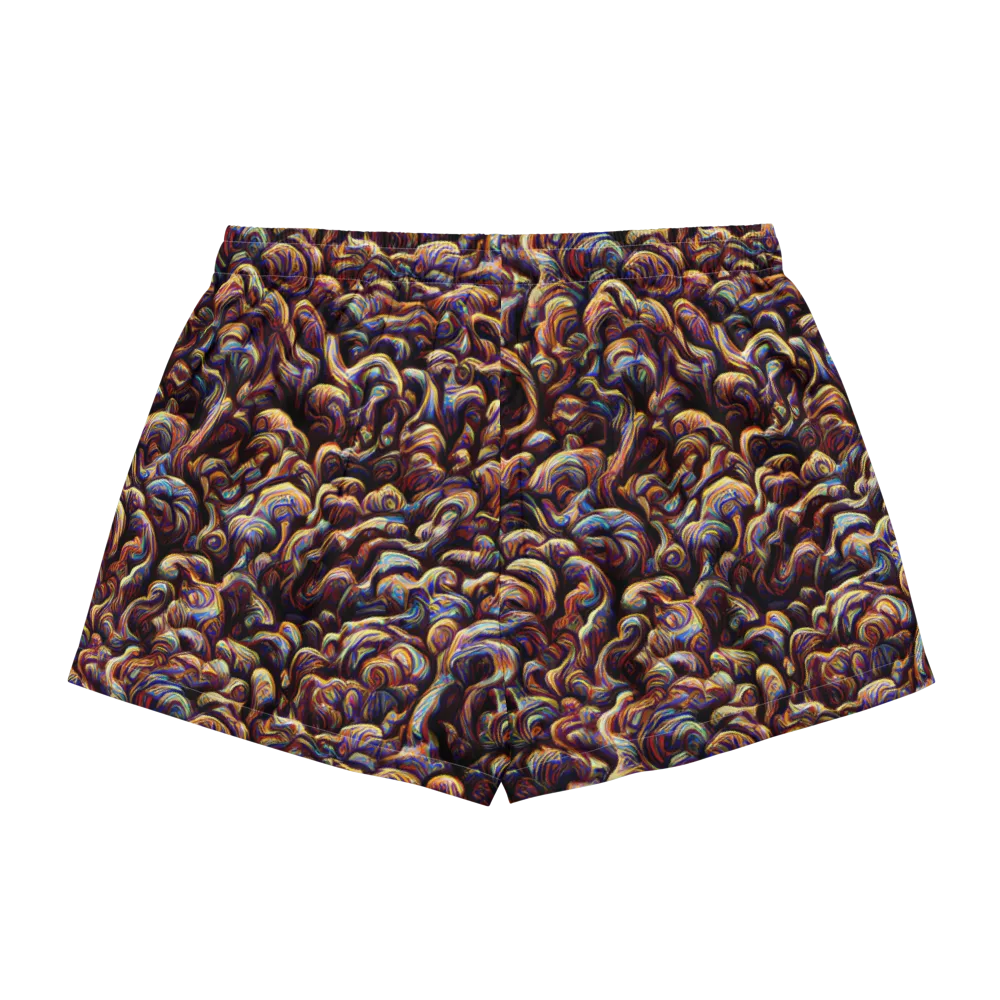 Riotous Radiance on Women's Pajama Shorts — Back