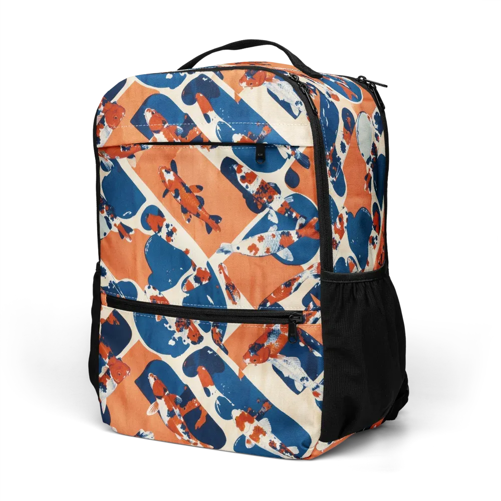 Koi Current on Utility Backpack — Left Front