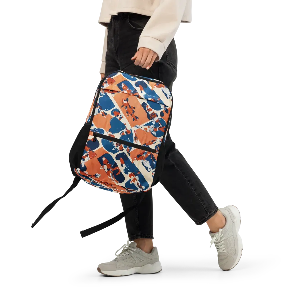 Koi Current on Utility Backpack — Front