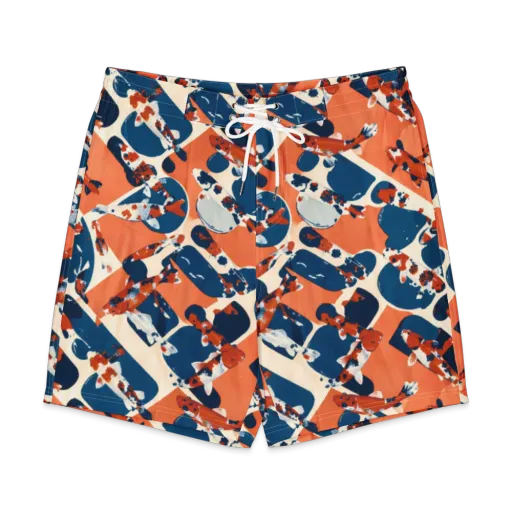 Koi Current on a Men's Board Shorts