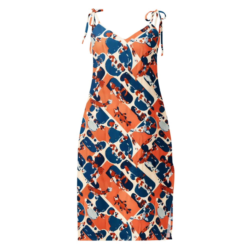 Koi Current on Slip Dress — Front