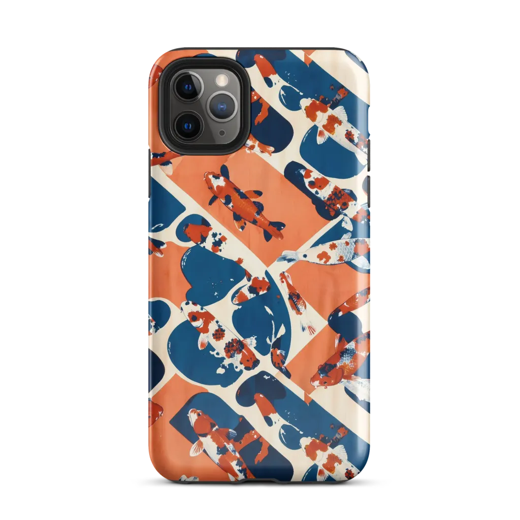 Koi Current on Tough Case for iPhone® — Front