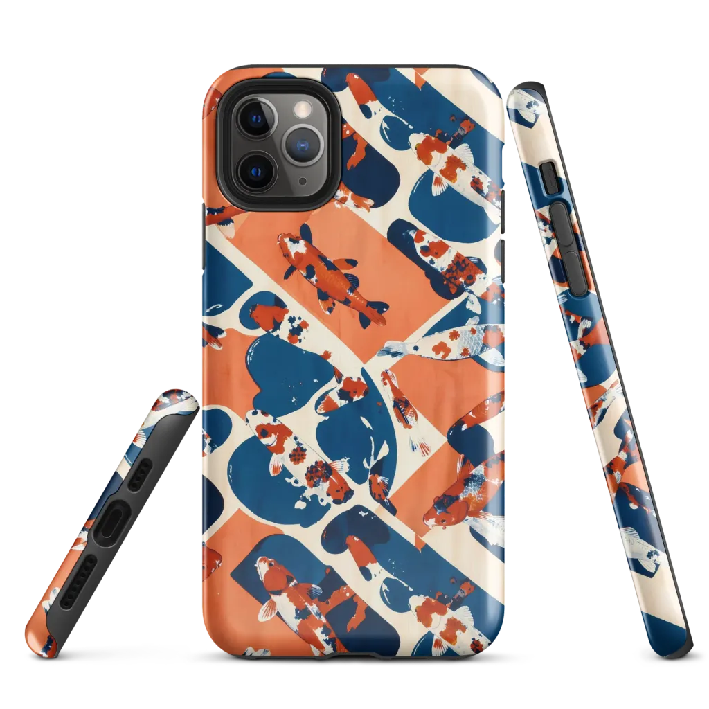 Koi Current on Tough Case for iPhone® — Front