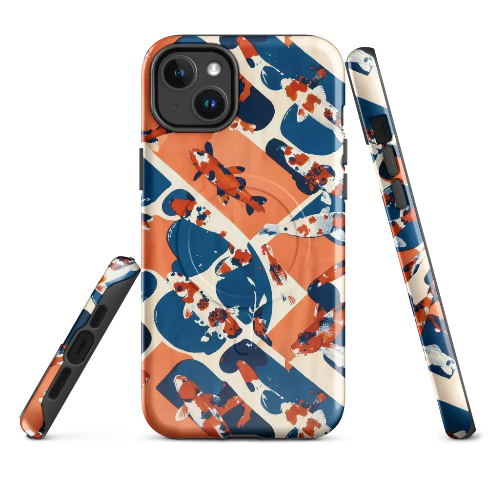 Koi Current on MagSafe Tough Case for iPhone® — Front