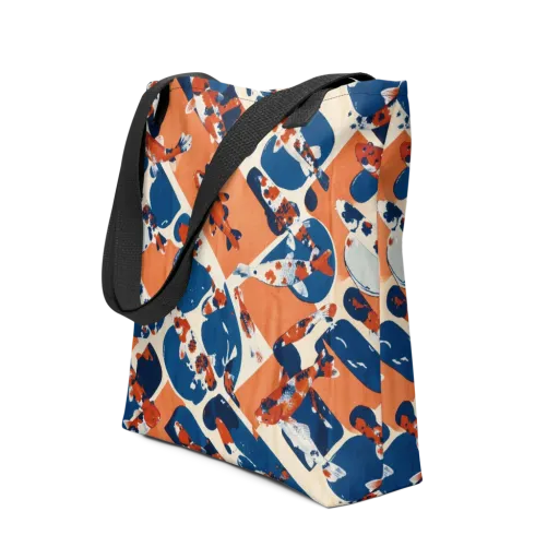 Koi Current on a Tote Bag