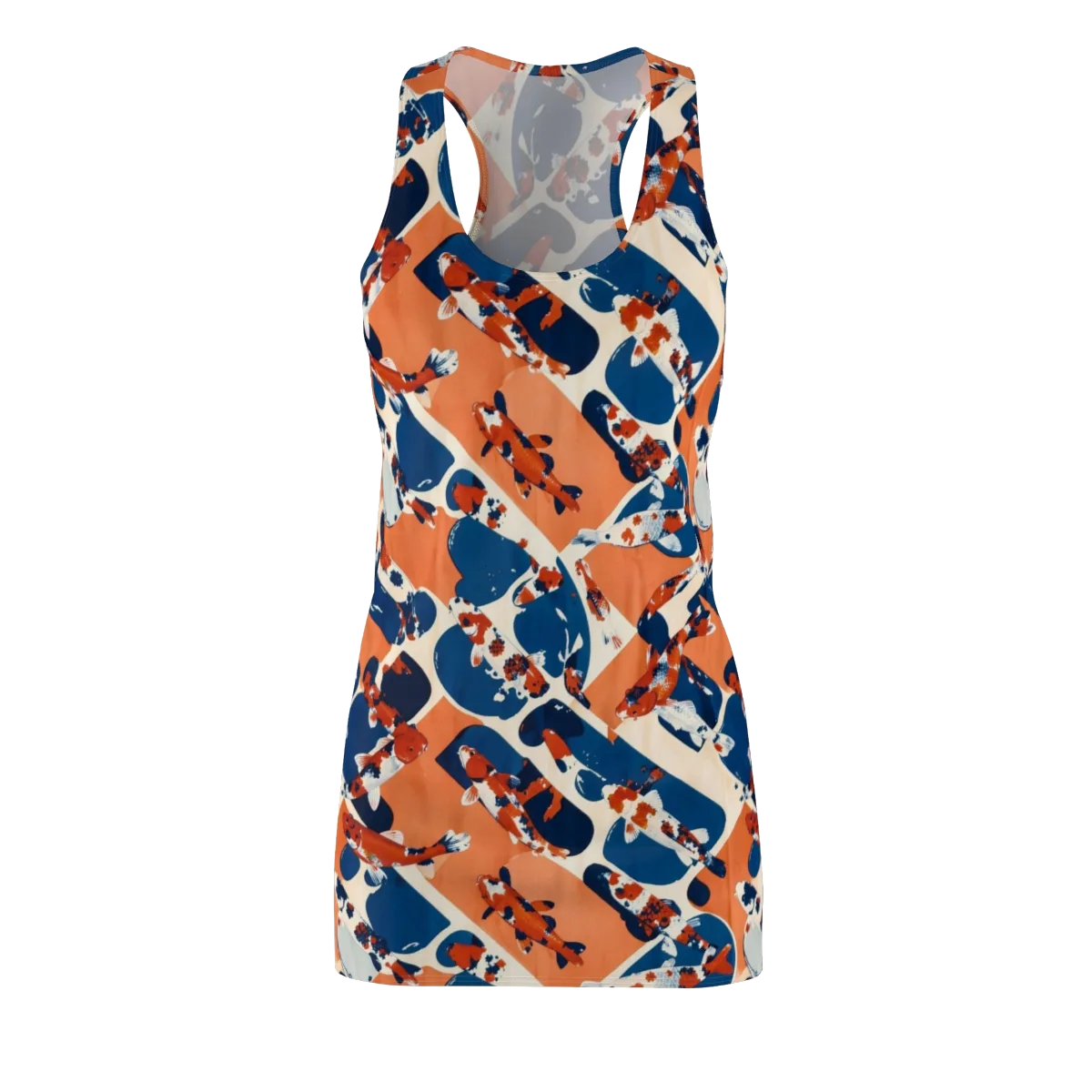 Koi Current on Racerback Dress — Front