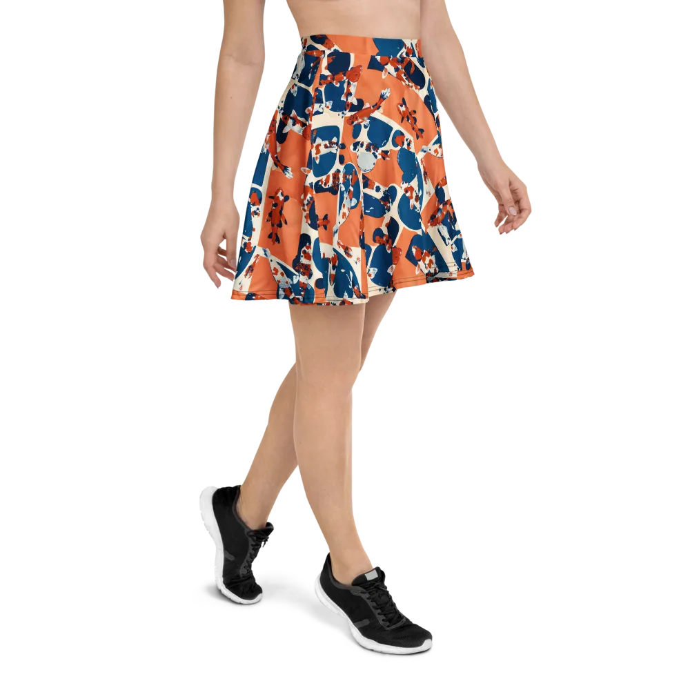 Koi Current on Skater Skirt — Right