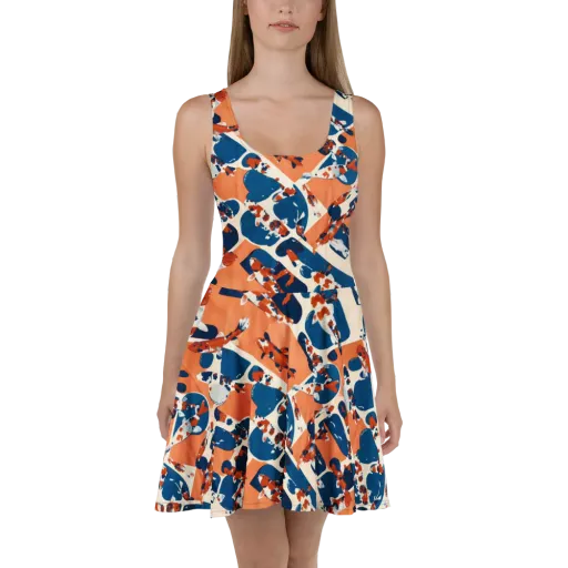 Koi Current on a Skater Dress