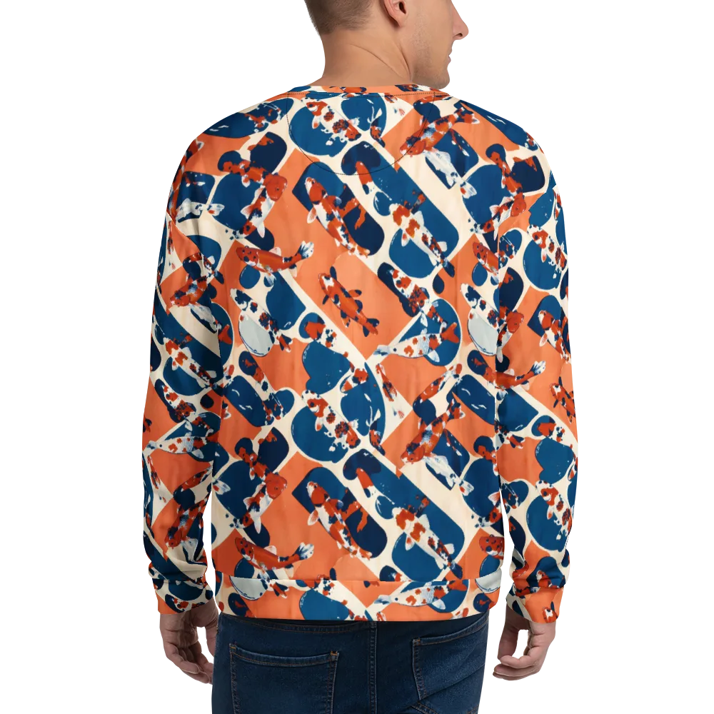 Koi Current on Sweatshirt — Back