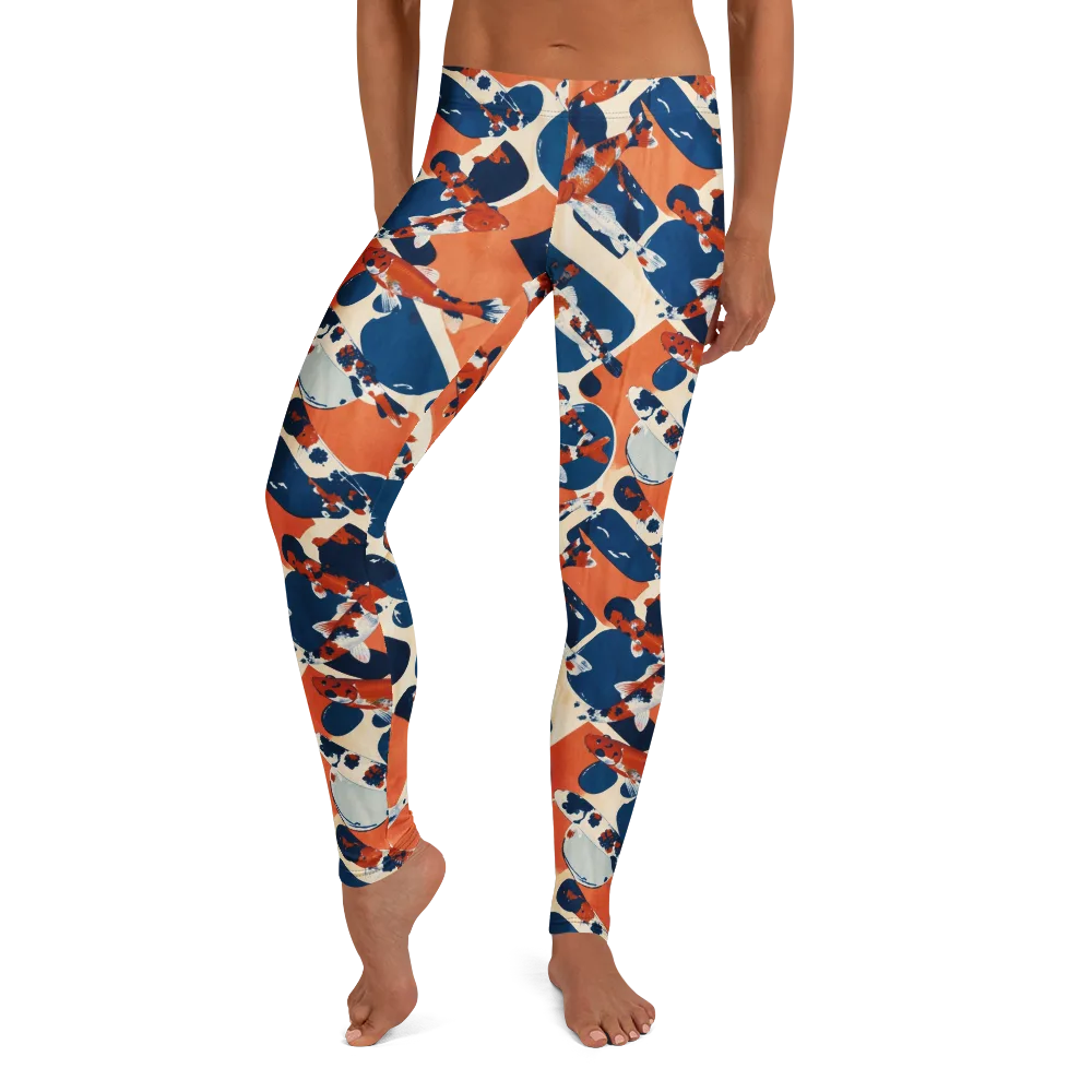 Koi Current on Leggings — Front