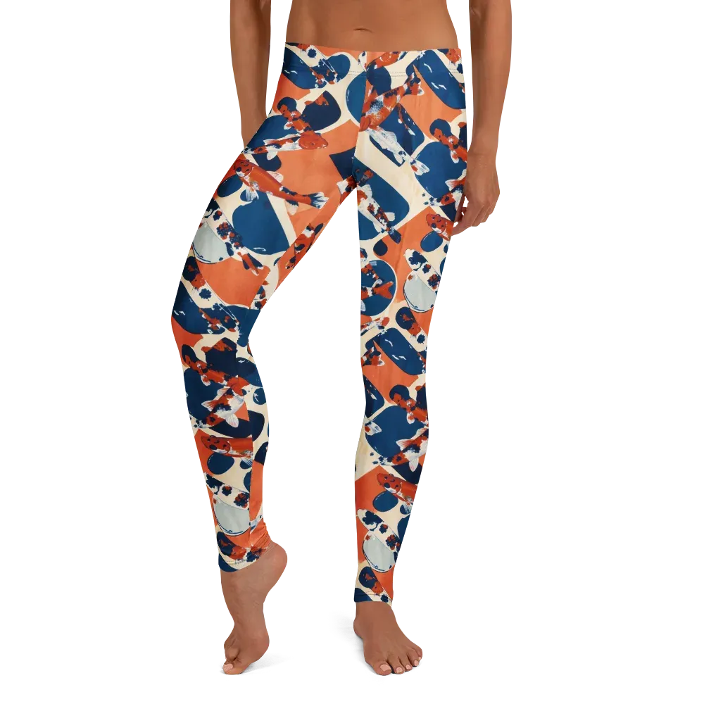 Koi Current on Leggings — Front