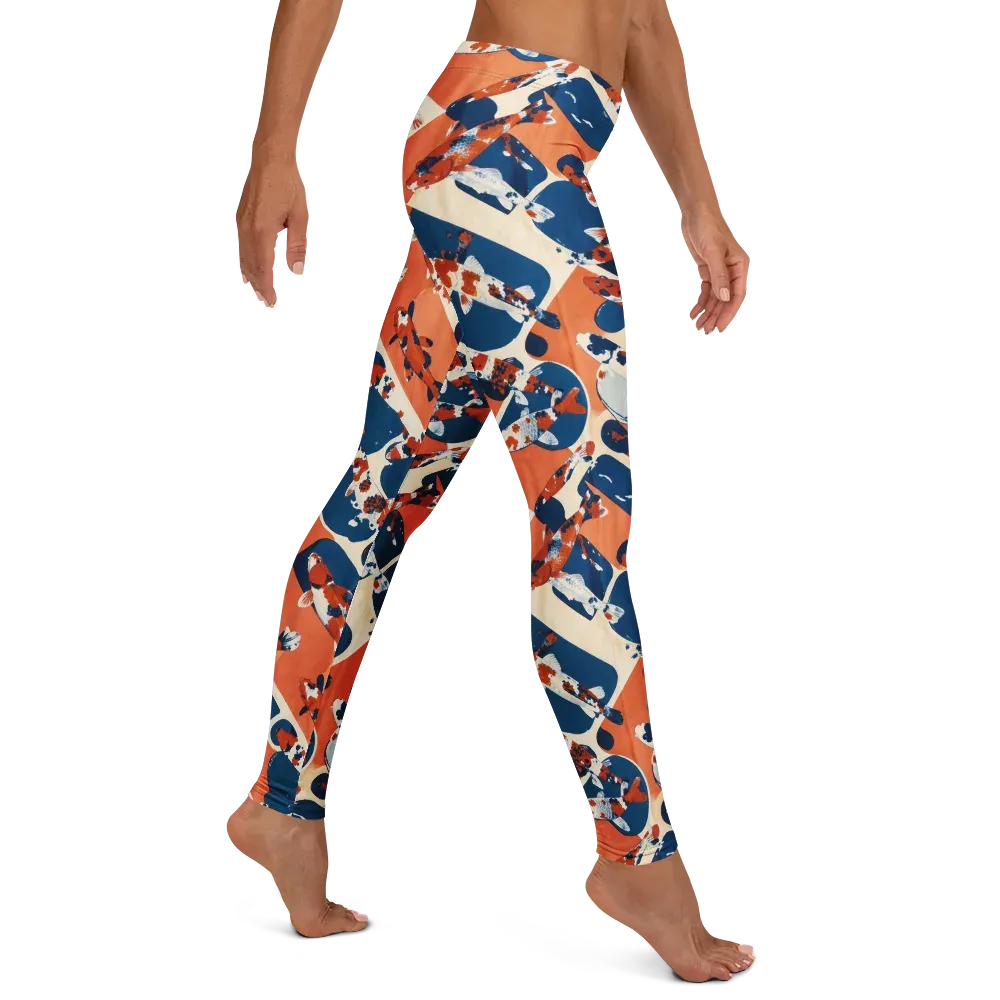 Koi Current on Leggings — Right