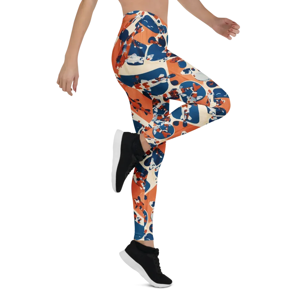 Koi Current on Leggings — Right
