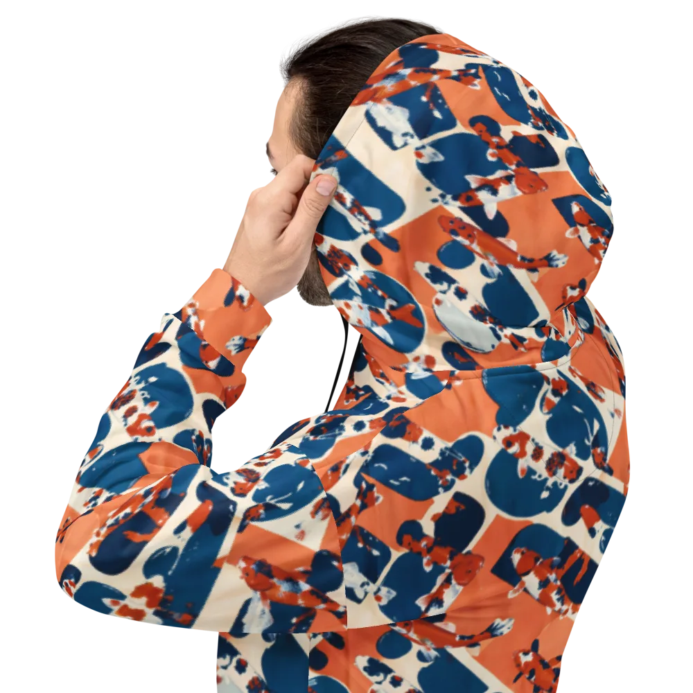 Koi Current on Hoodie — Back