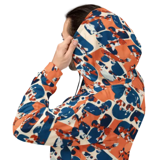 Koi Current on a Hoodie