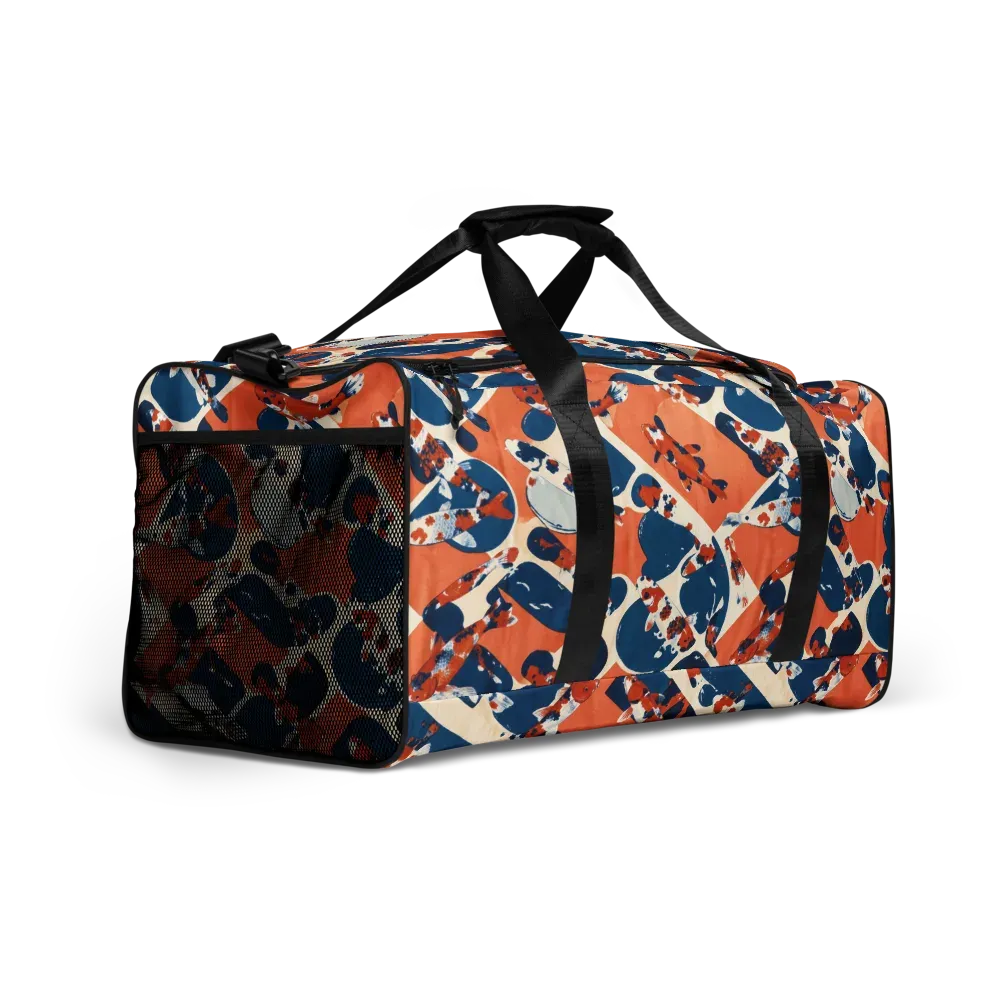 Koi Current on Duffle Bag — Right Front