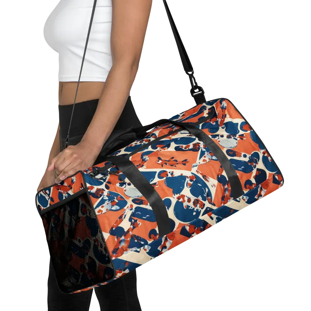 Koi Current on Duffle Bag — Front