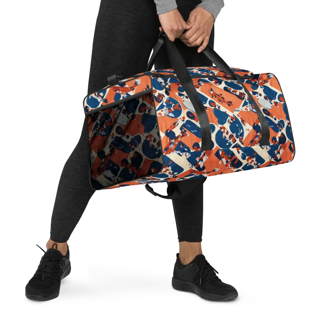 Koi Current on Duffle Bag — Right Front