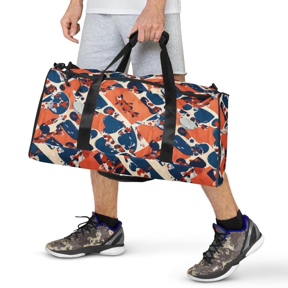 Koi Current on Duffle Bag — Front