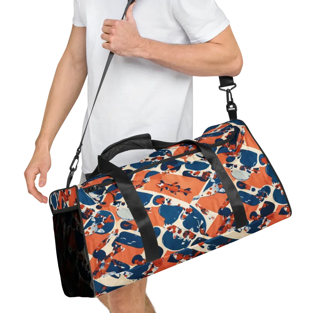 Koi Current on Duffle Bag — Right Front