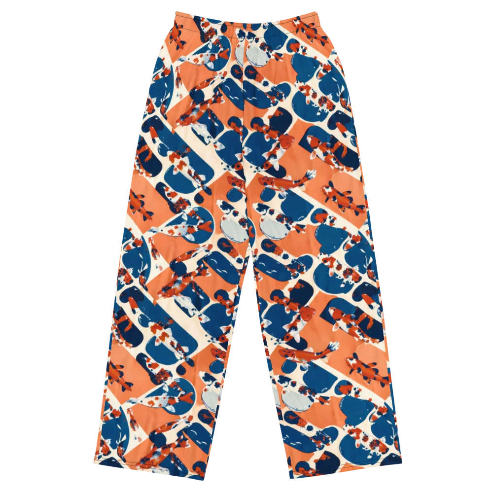 Koi Current on Wide-Leg Pants — Front