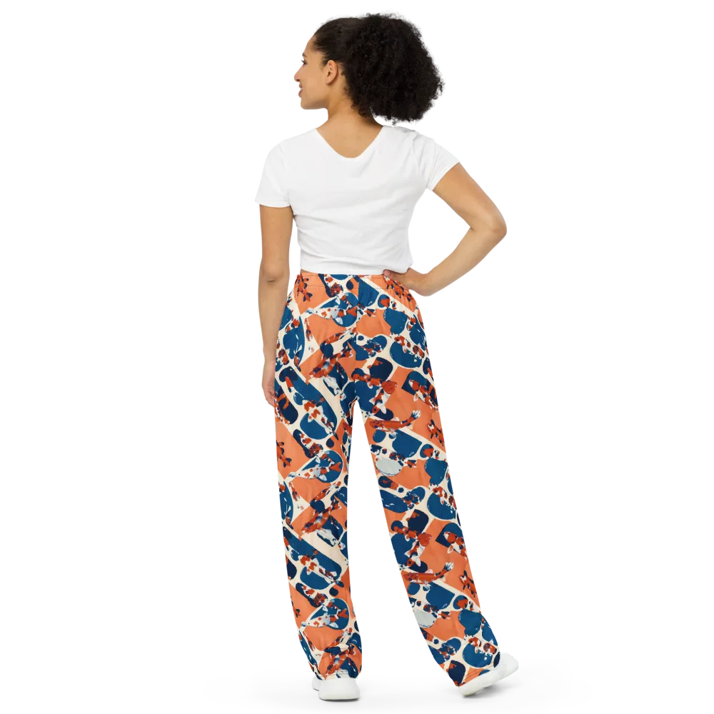 Koi Current on Wide-Leg Pants — Back