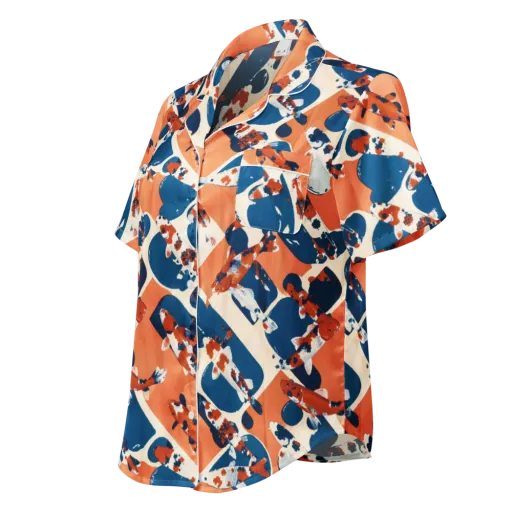 Koi Current on a Women's Short Sleeve Pajama Top