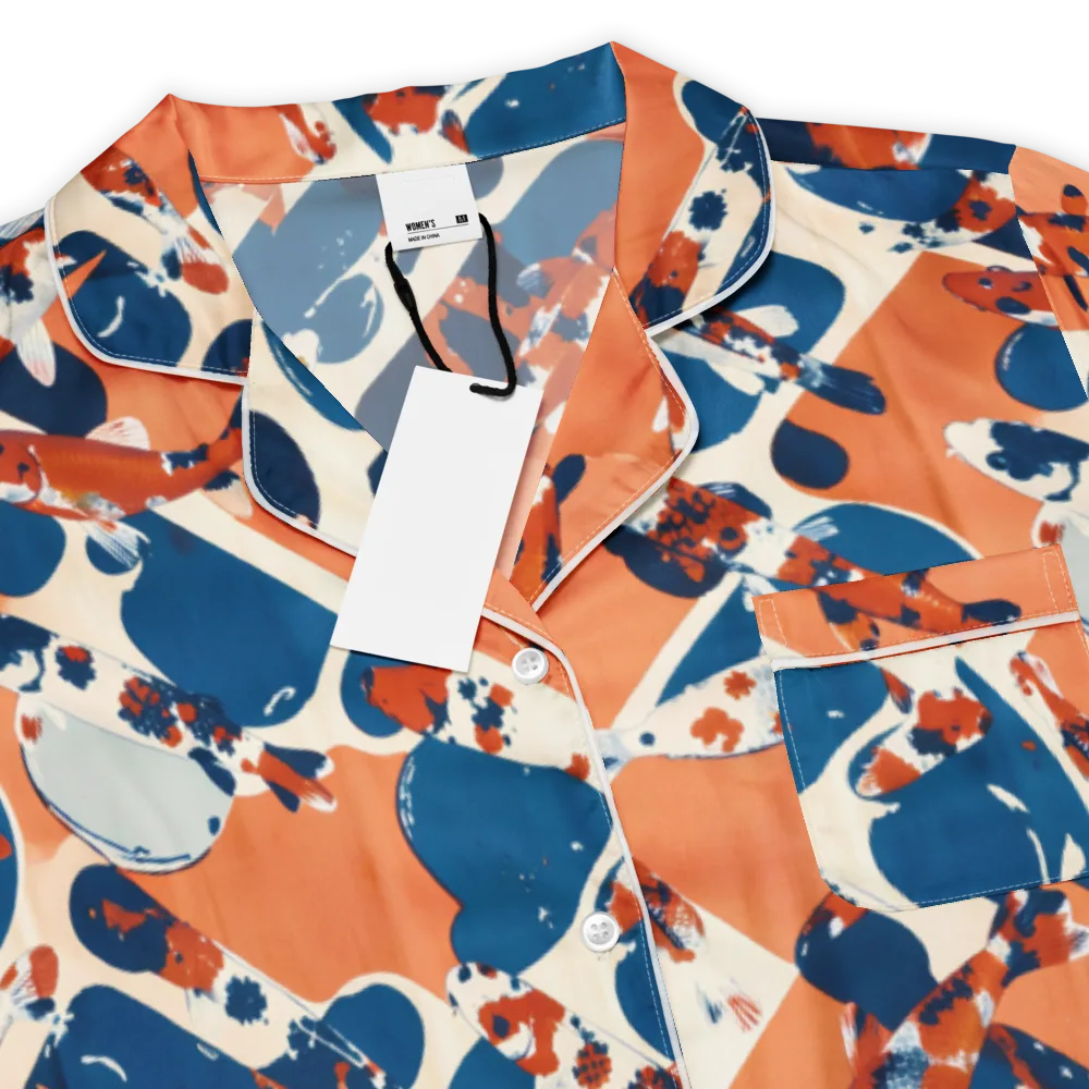 Koi Current on Women's Short Sleeve Pajama Top — Product details