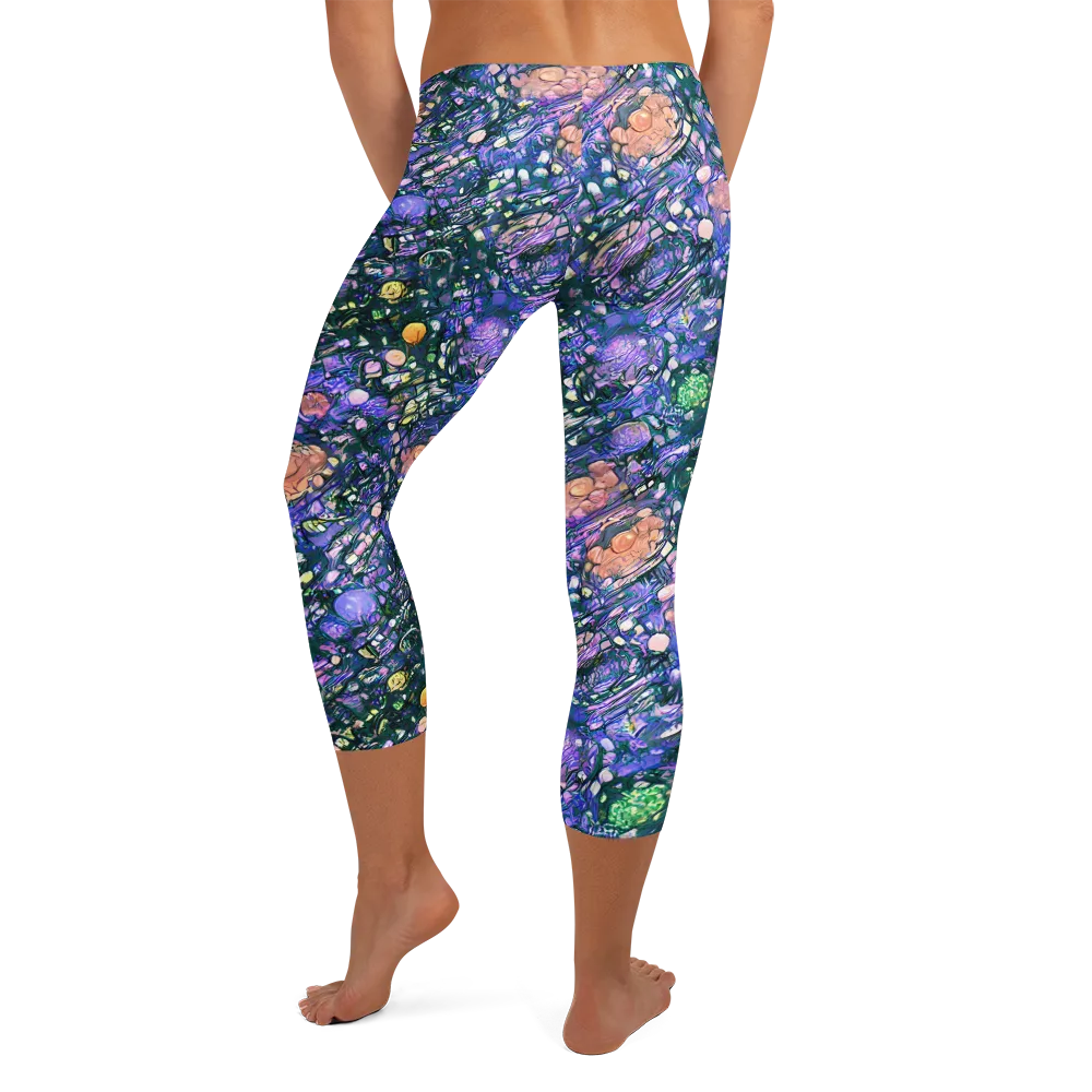 Neon Conservatory on Capri Leggings — Back