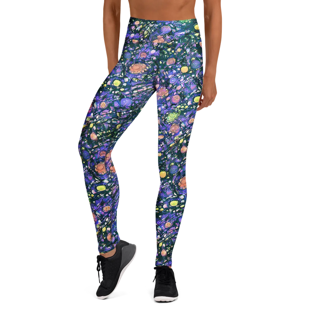 Neon Conservatory on Yoga Leggings — Front