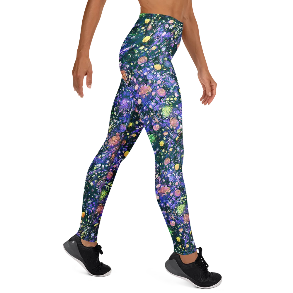 Neon Conservatory on Yoga Leggings — Right