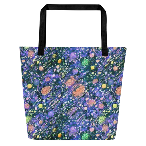 Neon Conservatory on a Large Tote Bag W/ Pocket