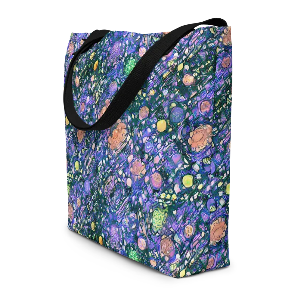 Neon Conservatory on Large Tote Bag W/ Pocket — Front