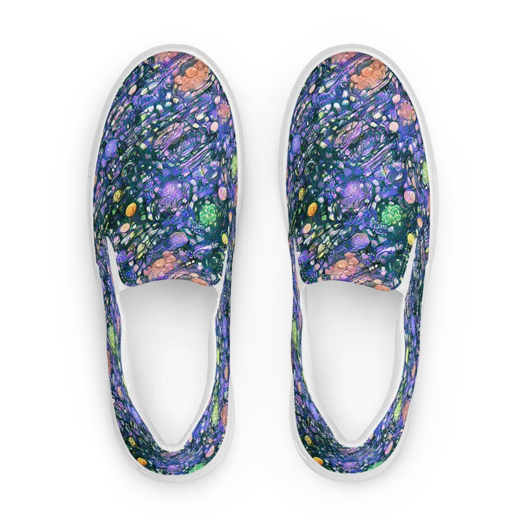 Neon Conservatory on Women's Slip-On Canvas Shoes — Front