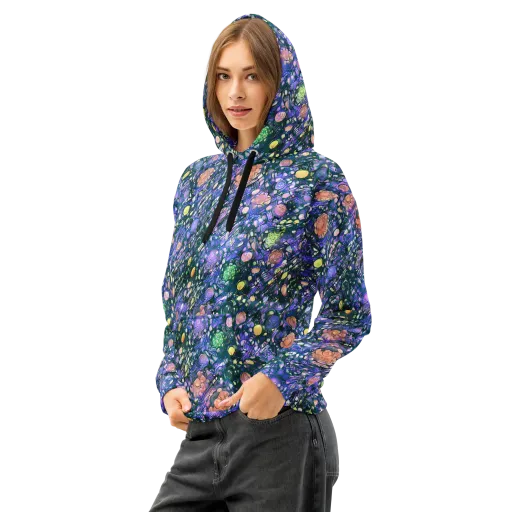 Neon Conservatory on a Cotton Hoodie