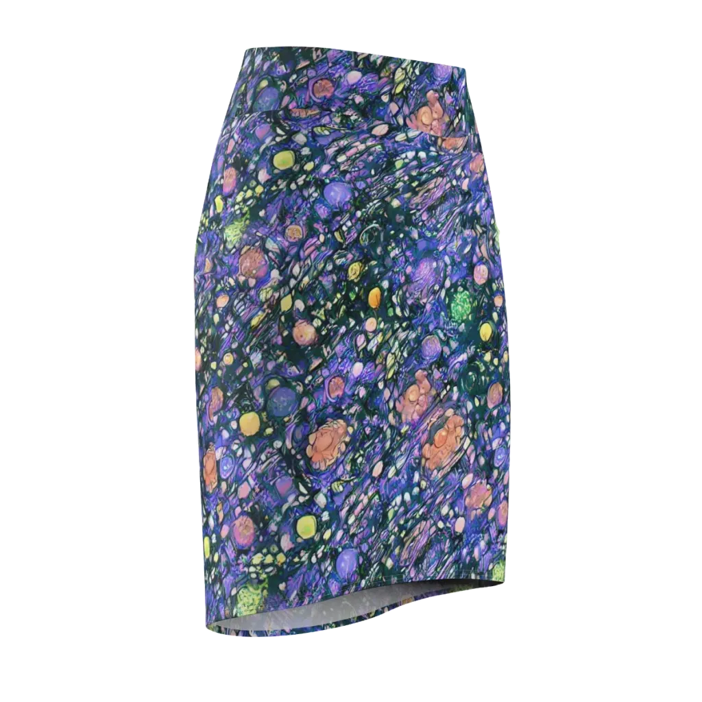 Neon Conservatory on Pencil Skirt — Front Side