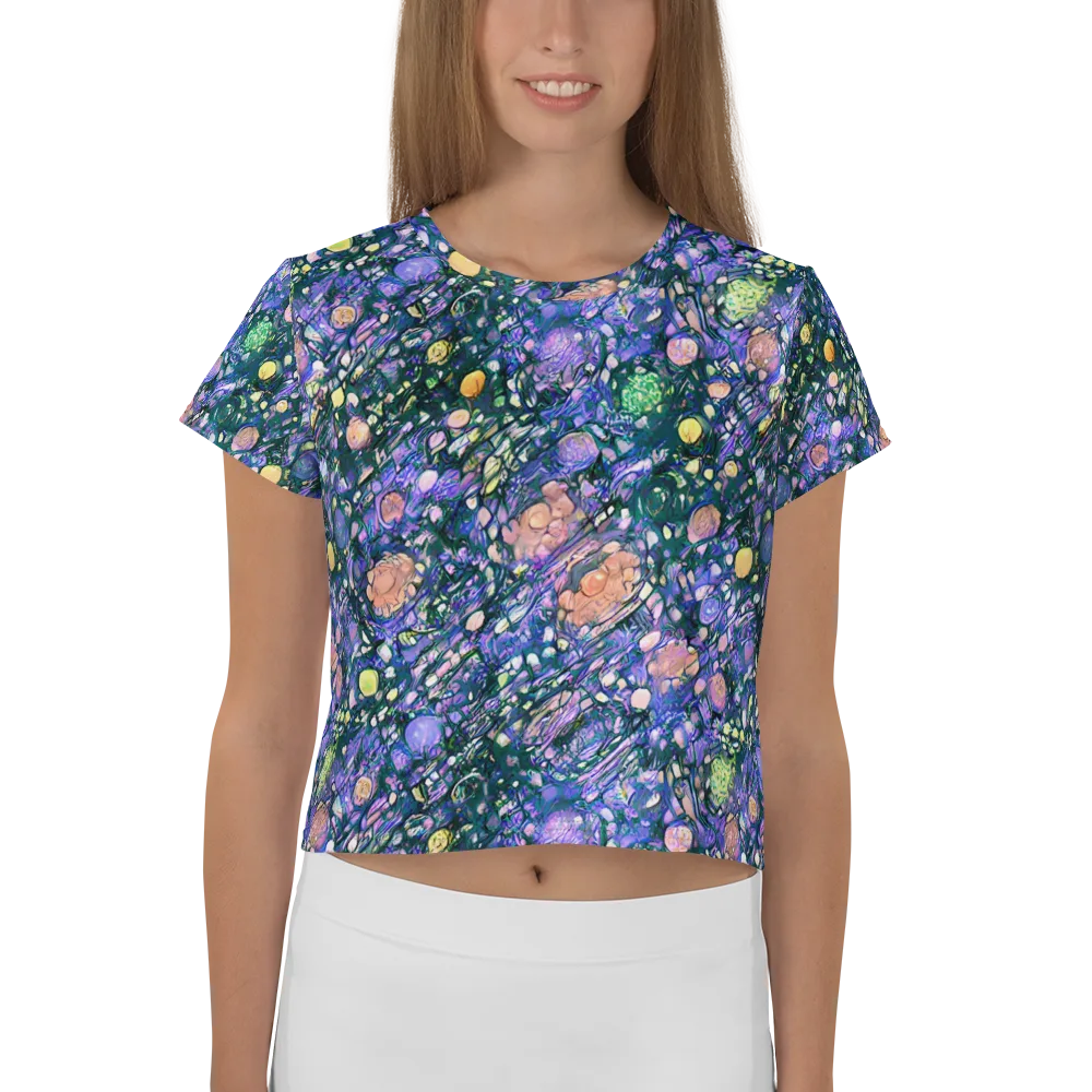 Neon Conservatory on Crop Tee — Front