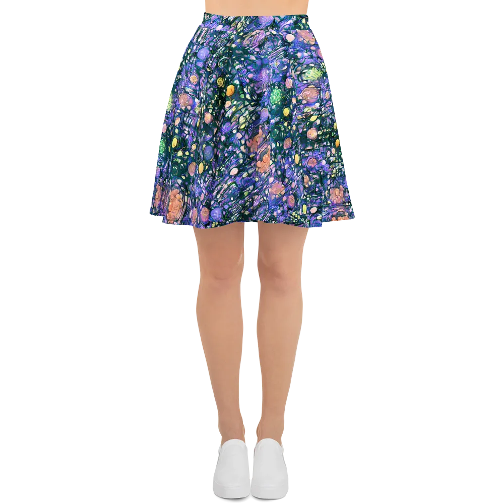 Neon Conservatory on Skater Skirt — Front
