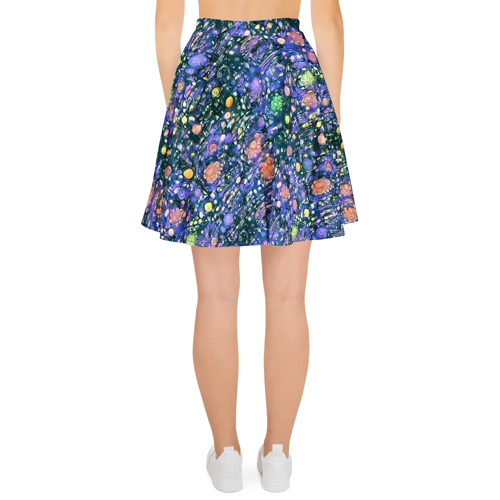 Neon Conservatory on Skater Skirt — Back