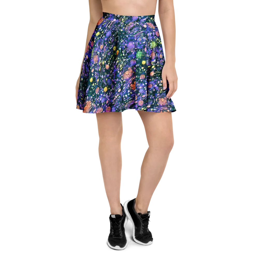Neon Conservatory on Skater Skirt — Front